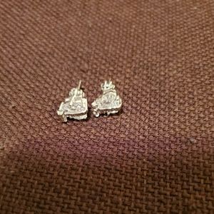 Juicy Contoure Diamond Heart Studs